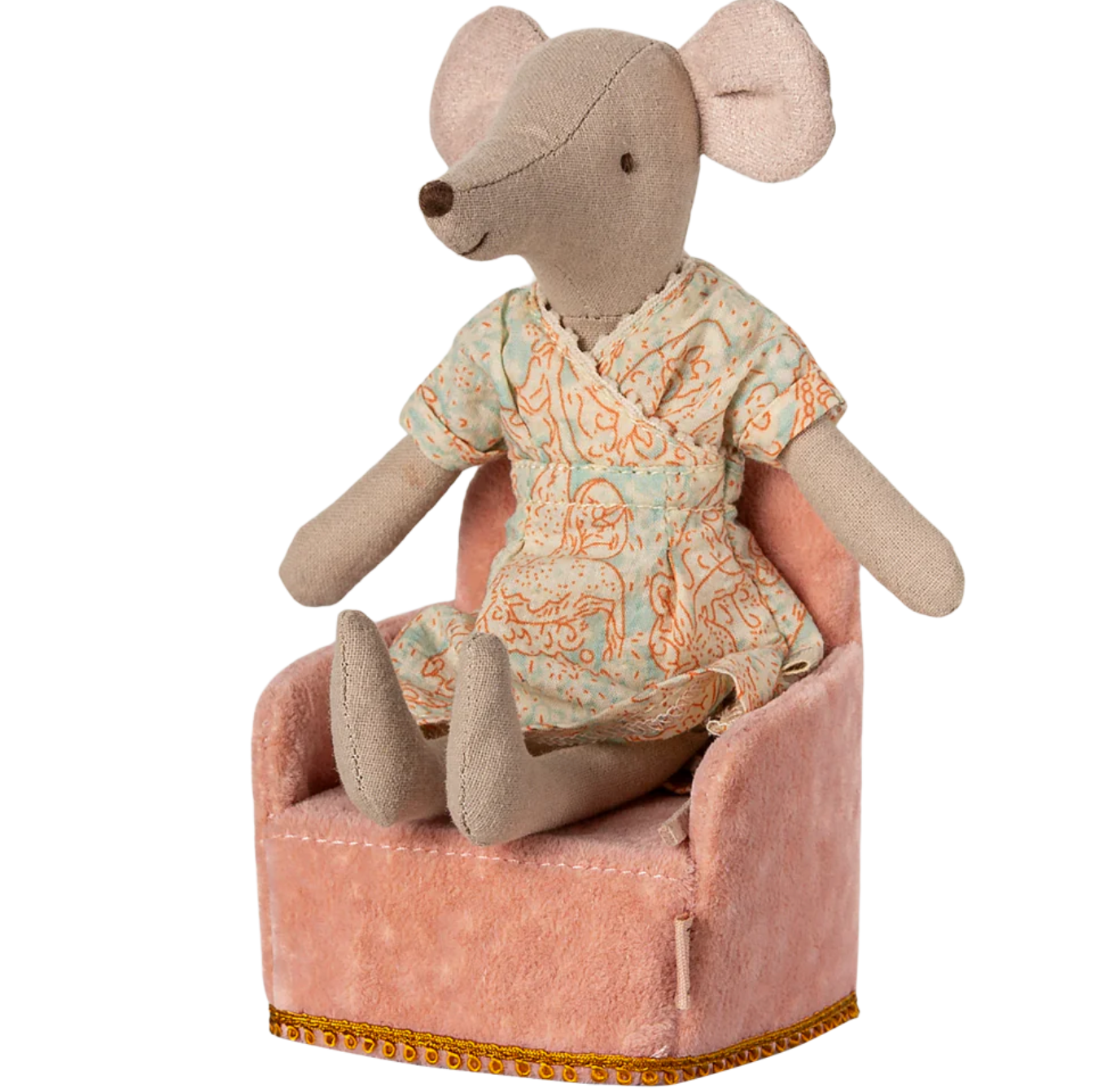 Folding Chair Mouse- Rose