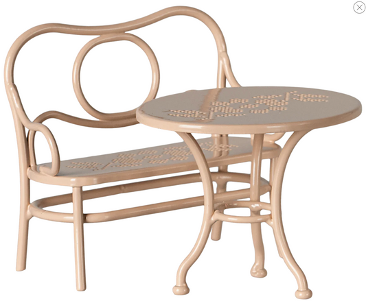 Pale Pink Cafe Set Mouse, Big