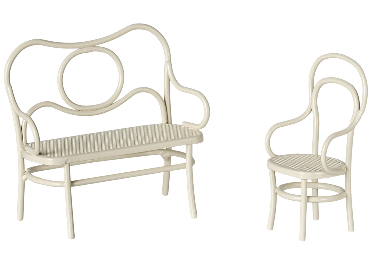Cafe Set Mouse, Small- Off White