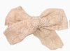 Boho Chic Lace Bow Clips