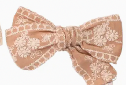 Boho Chic Lace Bow Clips