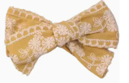 Boho Chic Lace Bow Clips