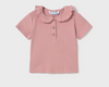 Rose Collar Rib Top