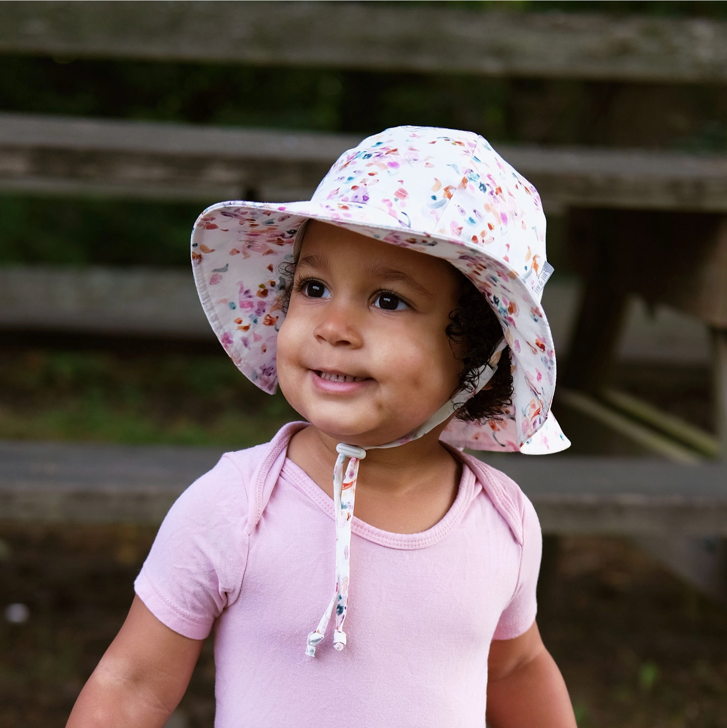 Pretty Petals Cotton Floppy Sun Hat