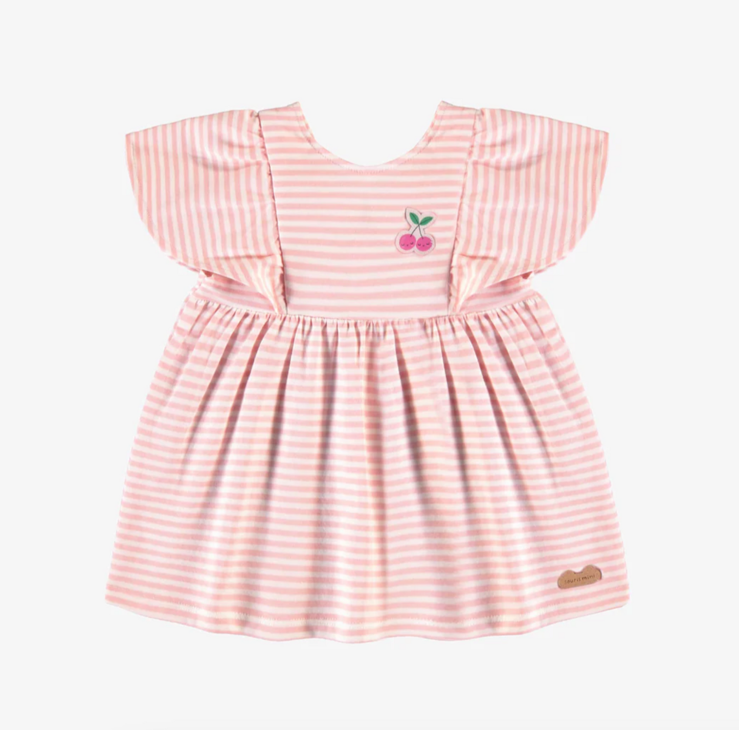 Cherry Striped Dress & Bloomer