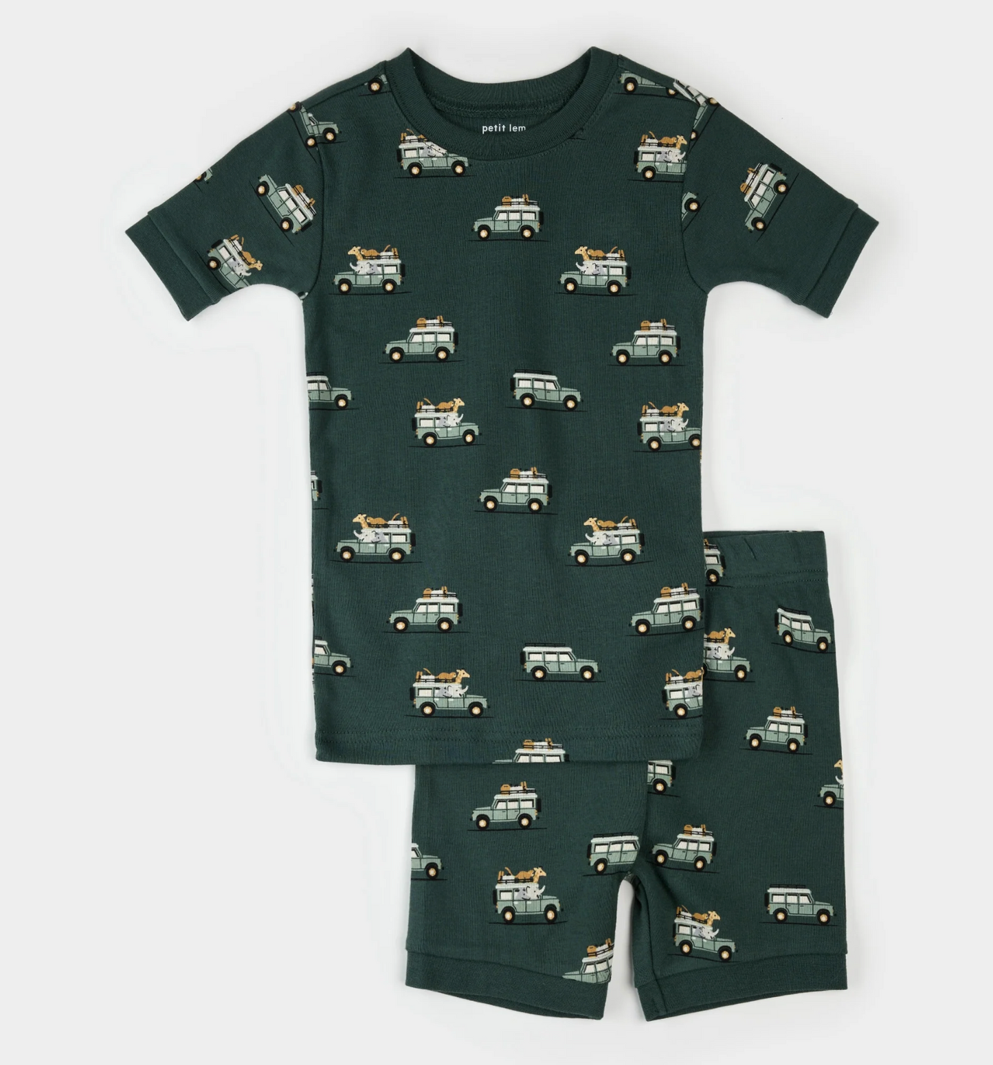 Green Car Trip PJ Set