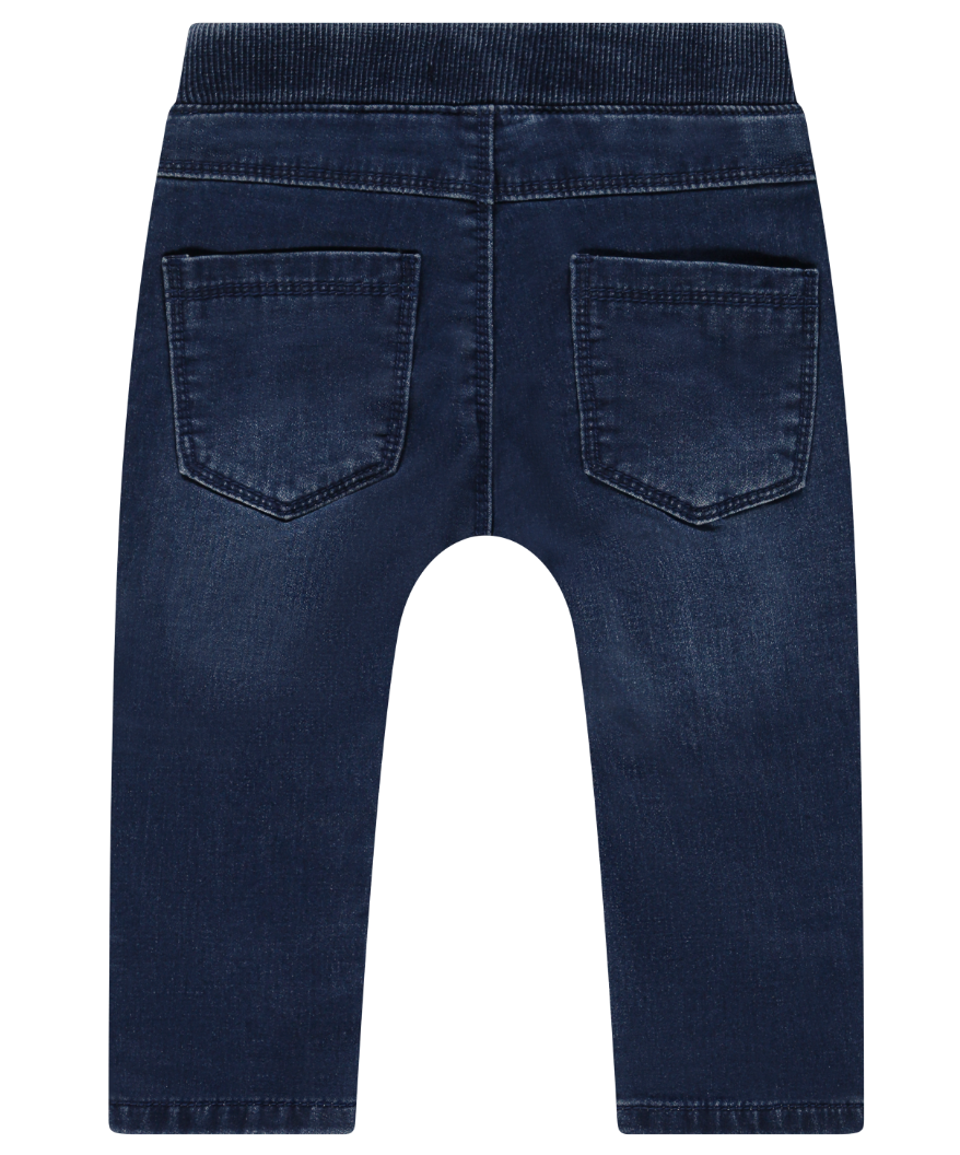 Dark Blue Straight Jeans