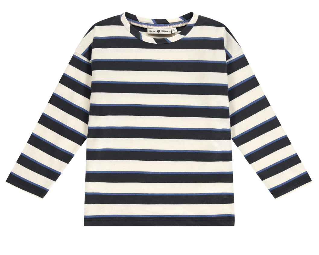 Double Blues Striped Top
