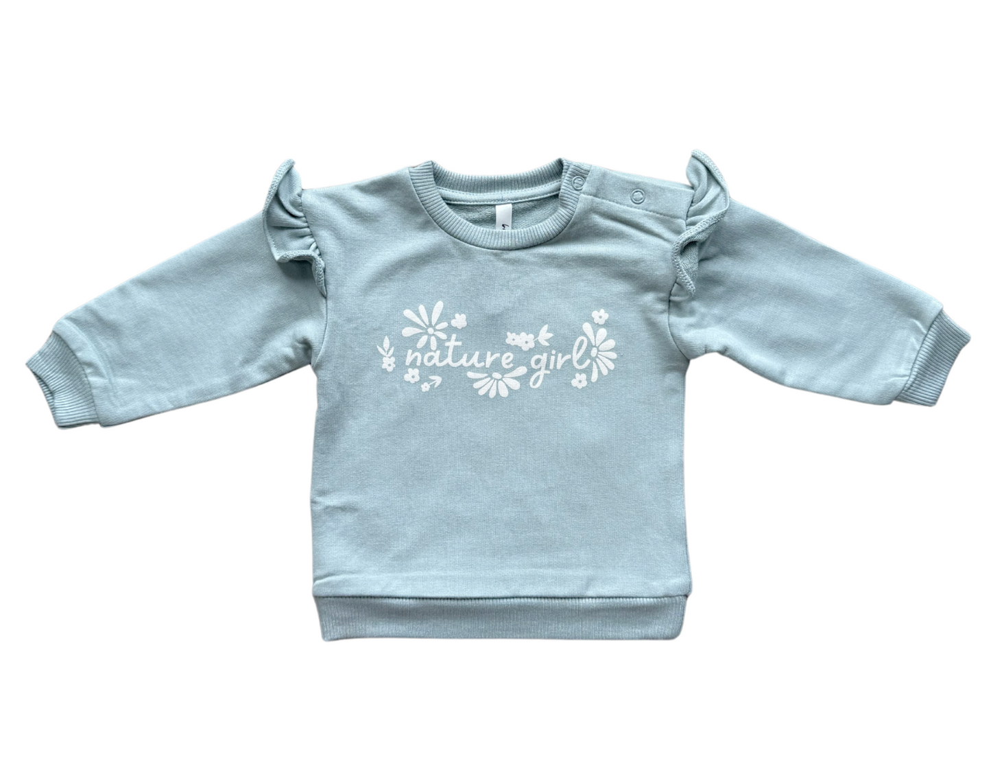 Nature Girl Ruffle Sweatshirt