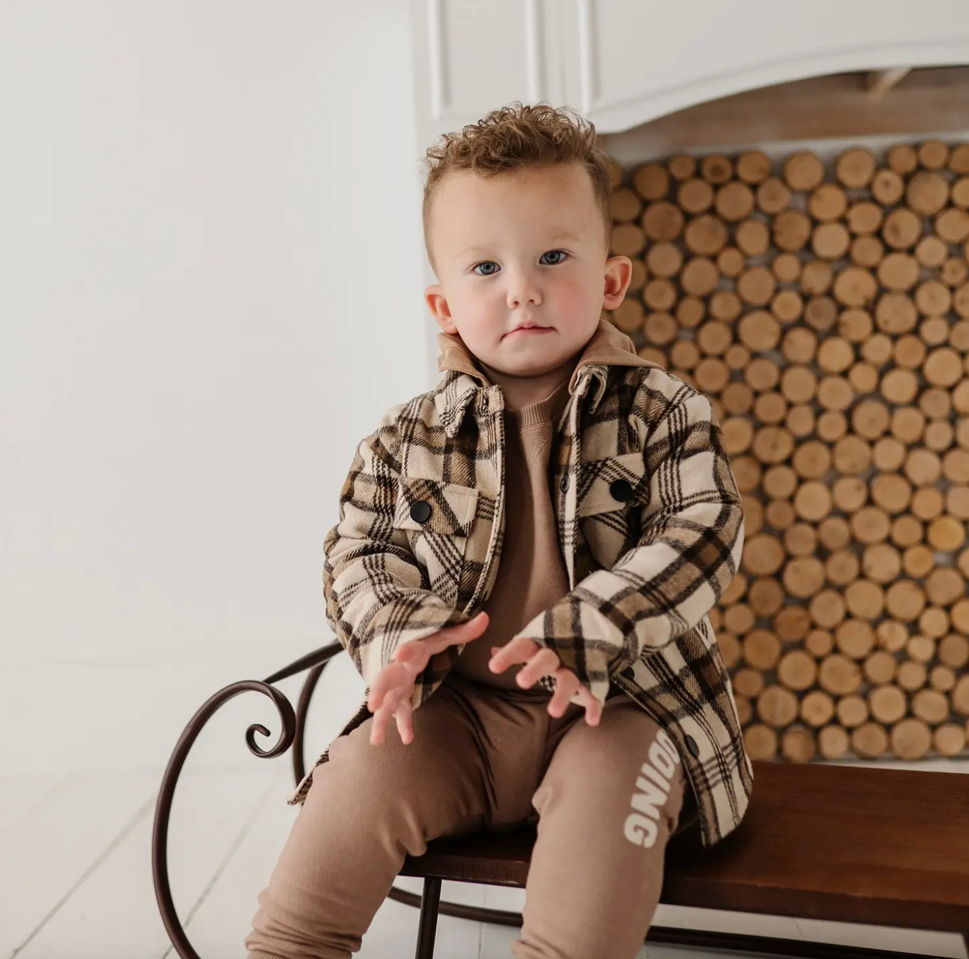 Desert Plaid Hooded Shacket