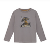 Grey Flying Saucer Long Sleeve Top