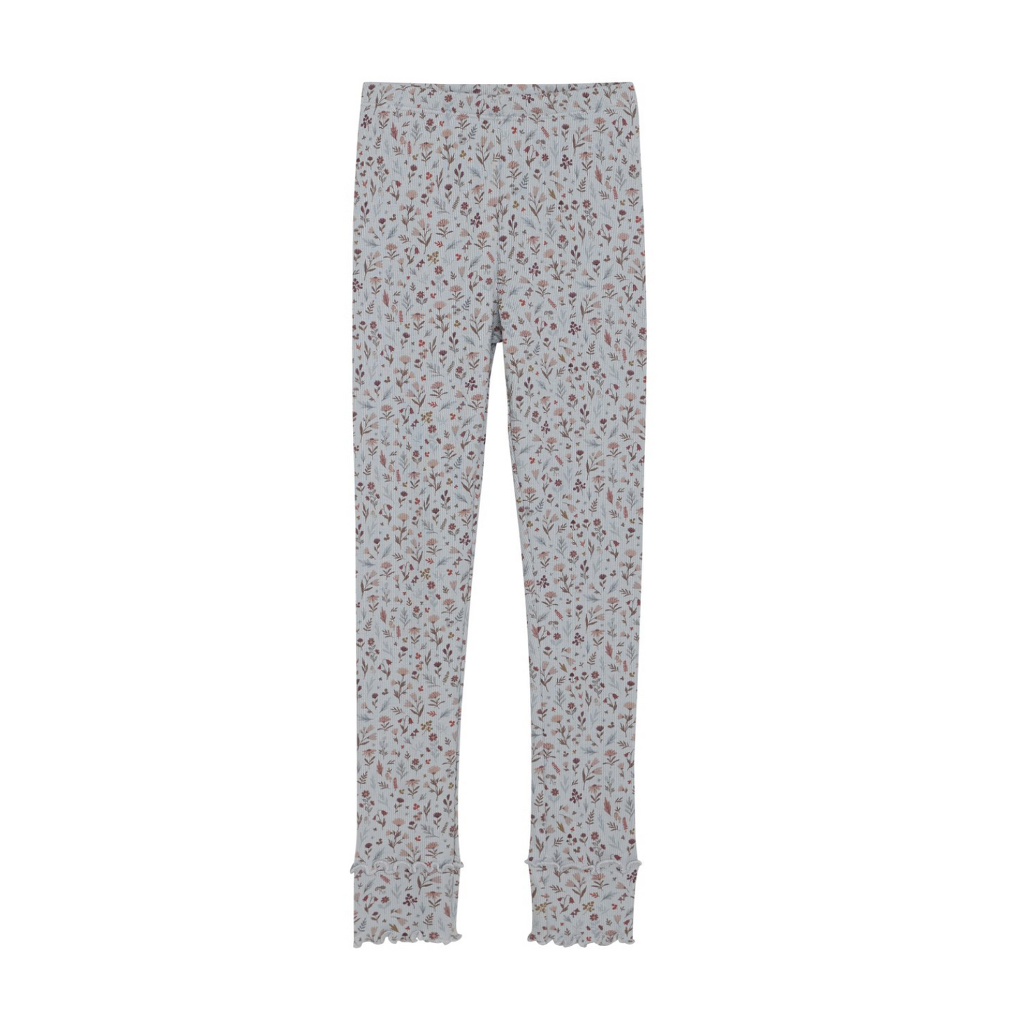 Grey Floral Leggings