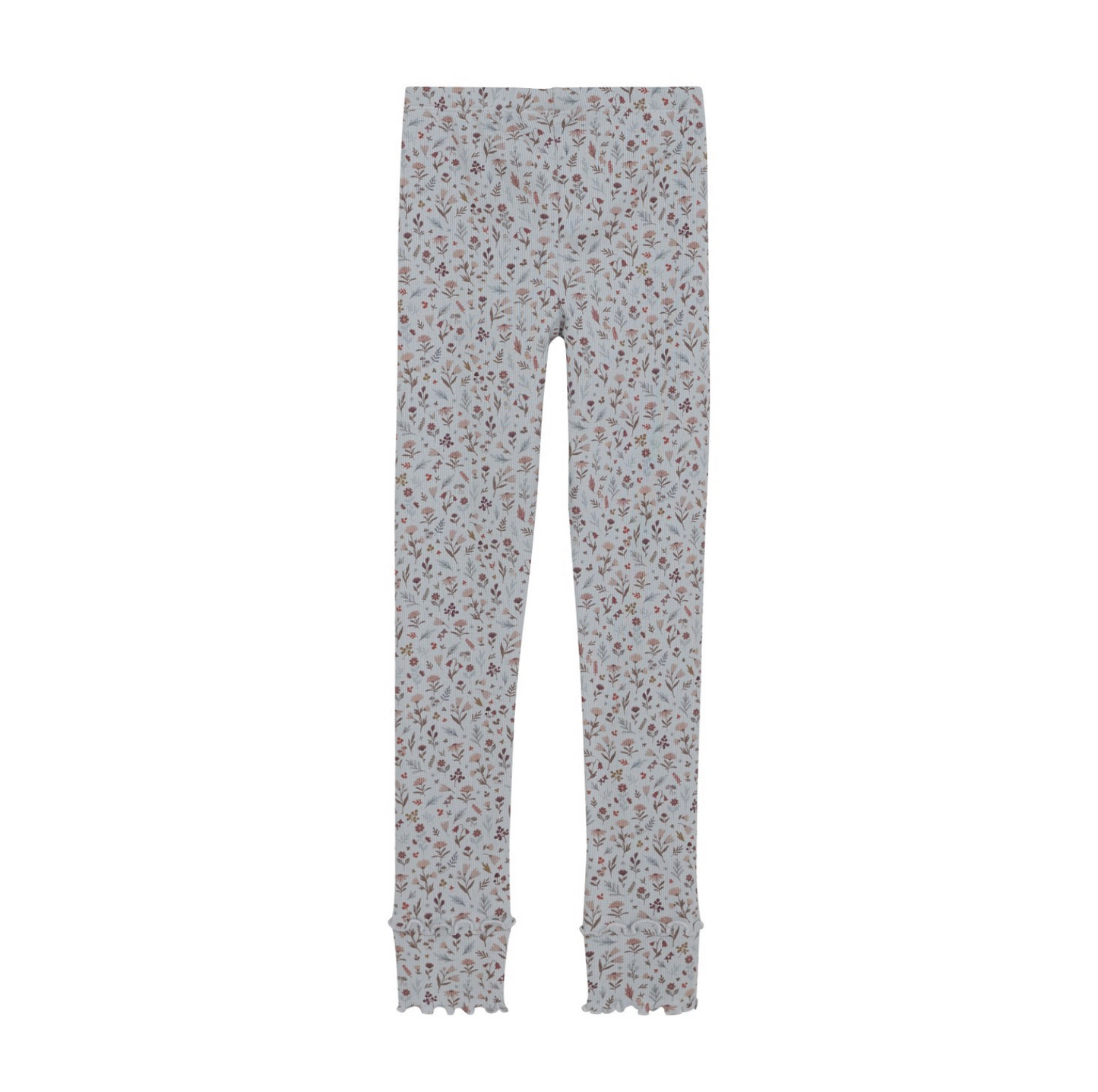 Grey Floral Leggings