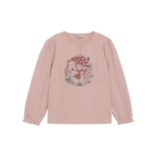Misty Rose Mushroom Top