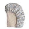 Blue Flowers Muslin Crib Sheet