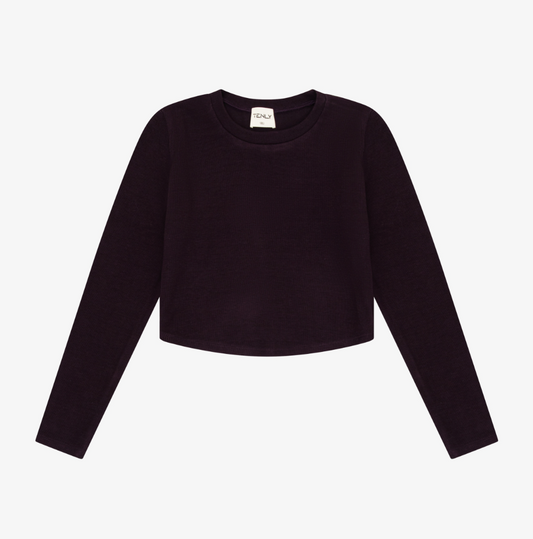 Moroccan Fig Ribbed Top