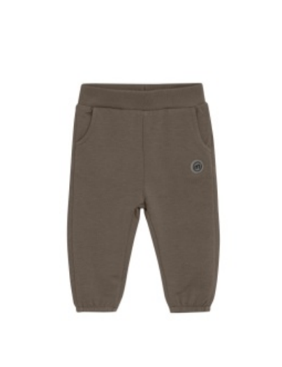 Brown Solid Sweatpants