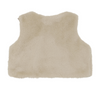 Oatmeal Faux Fur Baby Vest