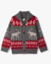 Grey Elk Shawl Collar Cardigan