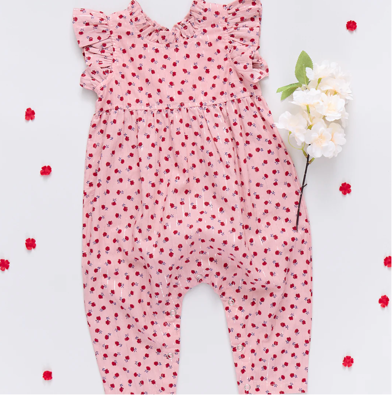 Pink Tiny Roses Jennifer Jumper