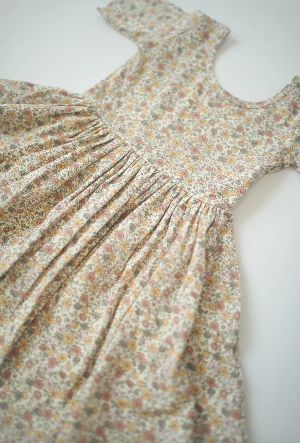 Bella Brown Floral Dress