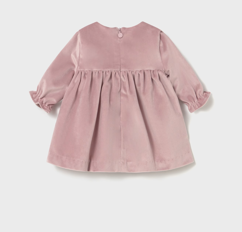 Petal Pink Velour Dress