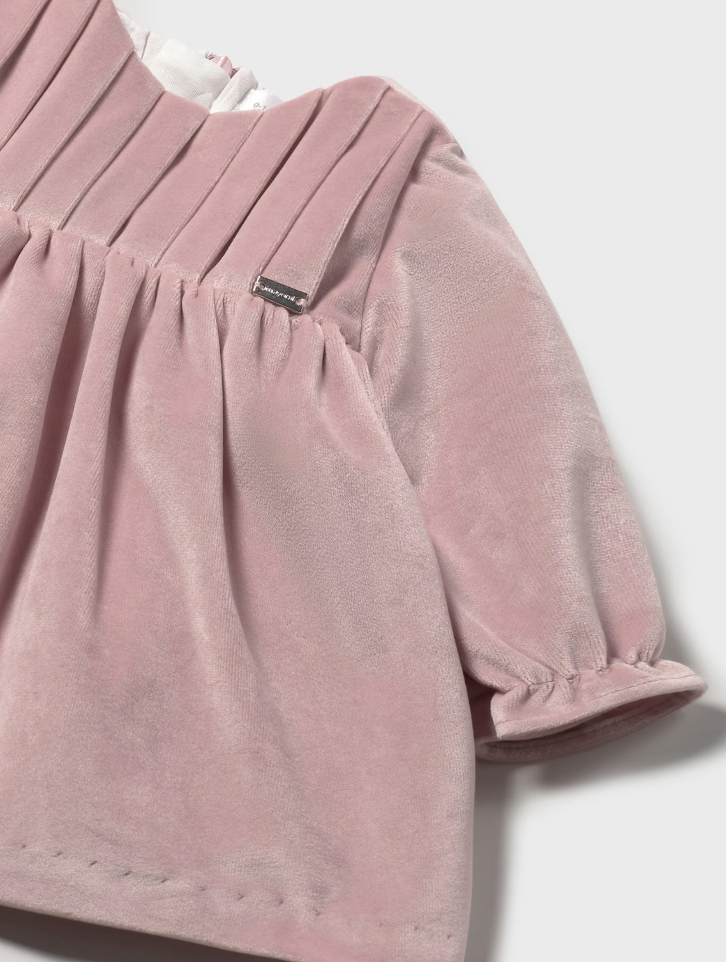 Petal Pink Velour Dress