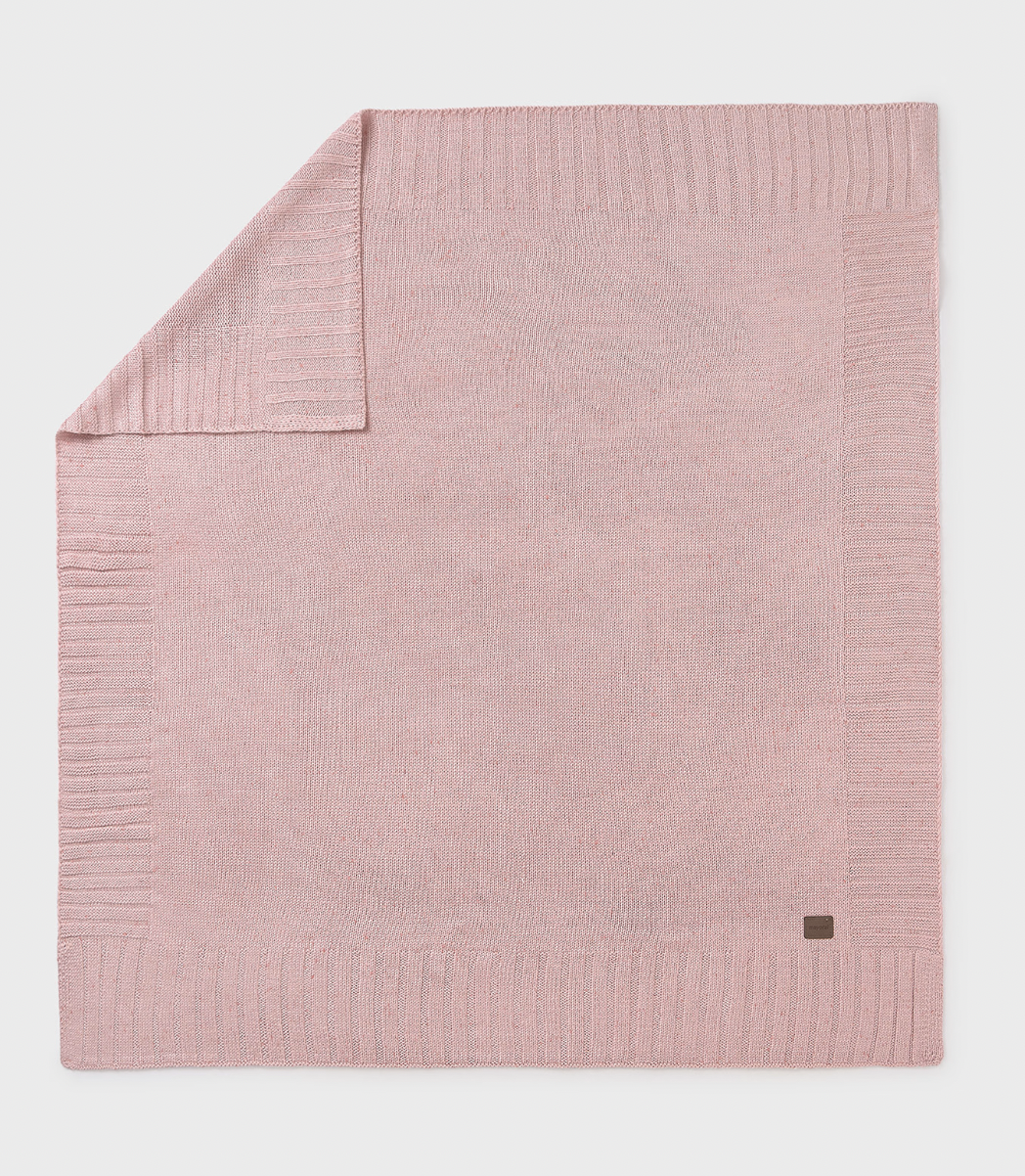 Orchid Pink Knit Blanket