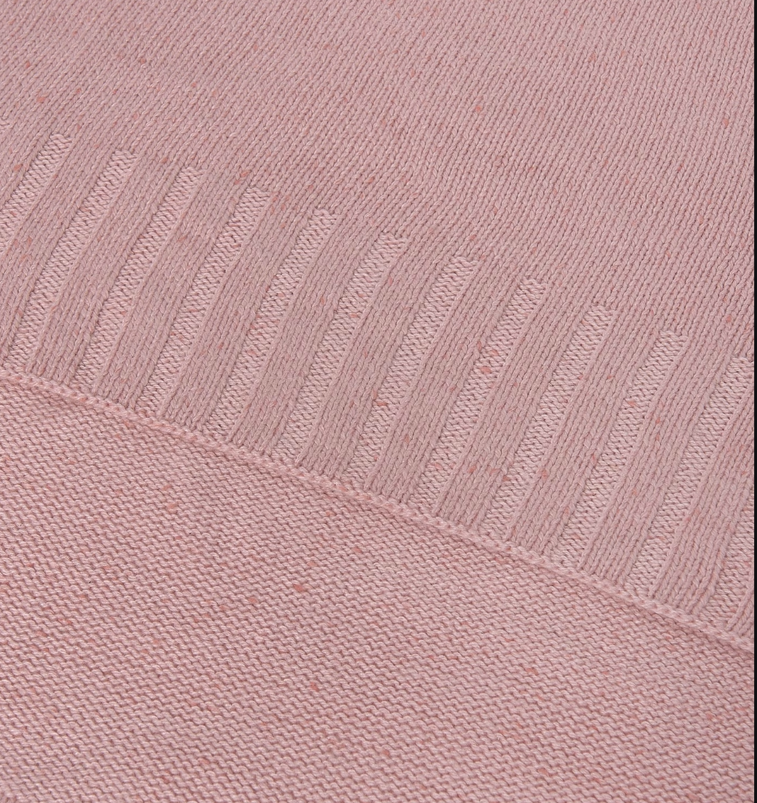 Orchid Pink Knit Blanket