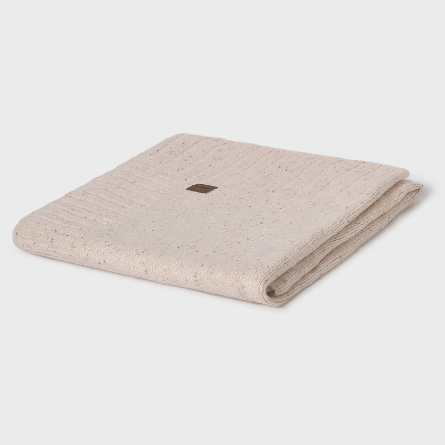 Tan Knit Blanket