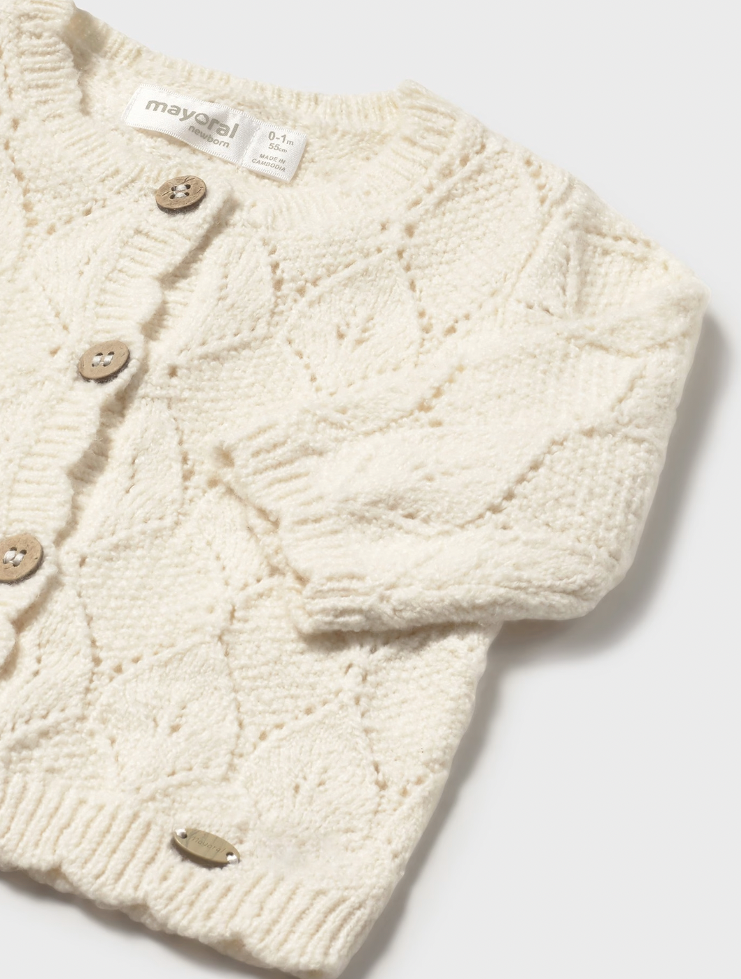 Off White Knit Cardigan