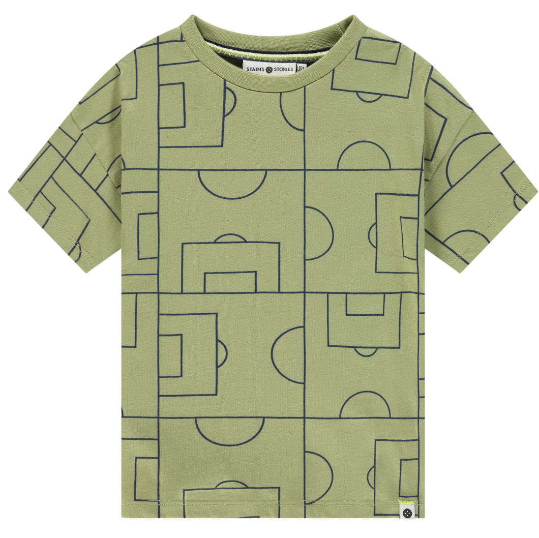 Green Soccer Field Tee