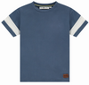 Deep Blue Stripe Sleeve Tee