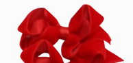 Red Velvet Bow 3"