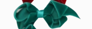 Emerald Velvet Bow 3"