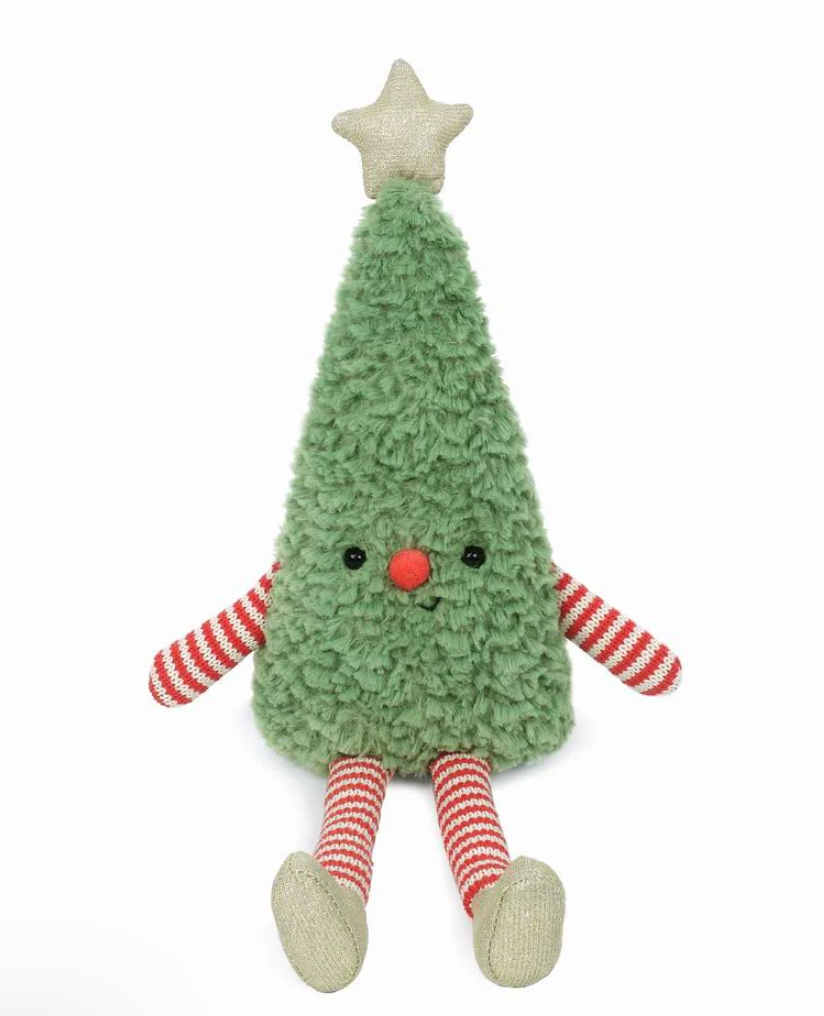 Plush Joyful Tree Green