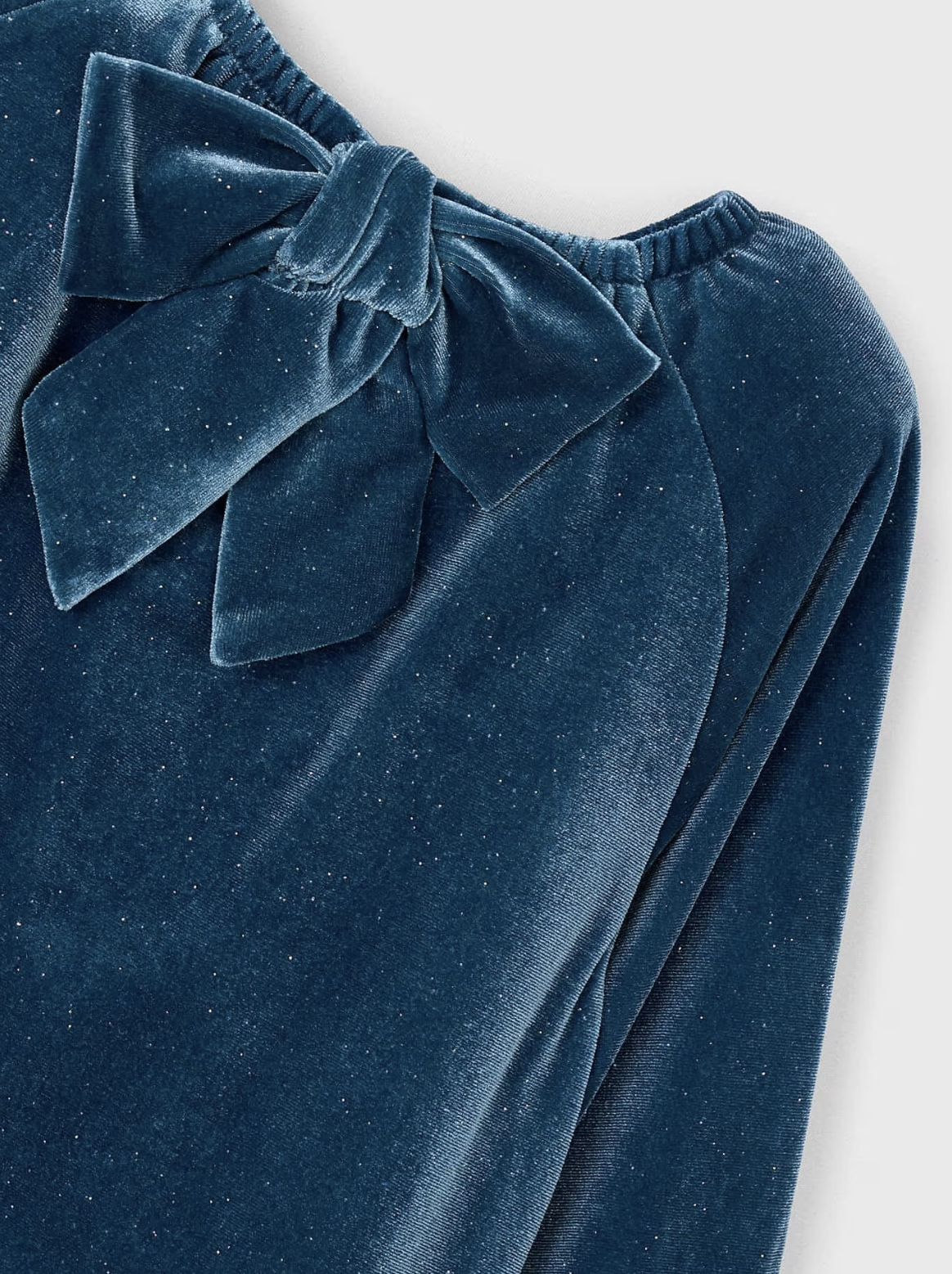 Ocean Sparkle Velour Dress