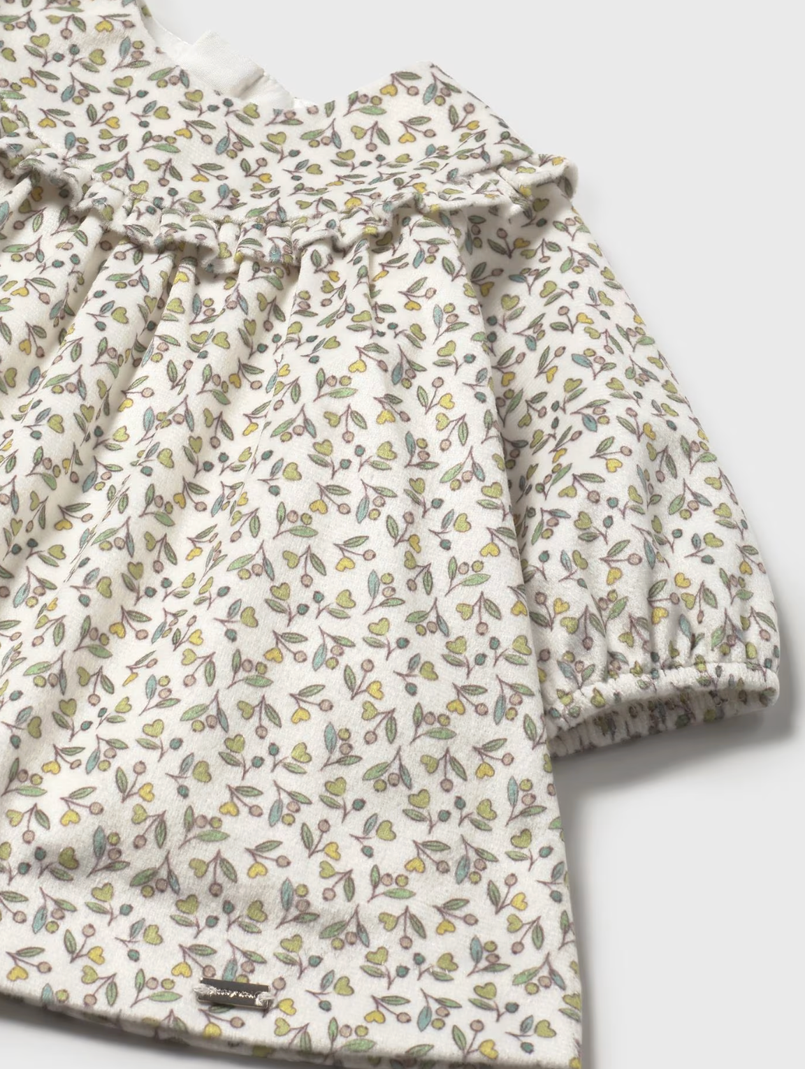 Olive Floral Soft Dress