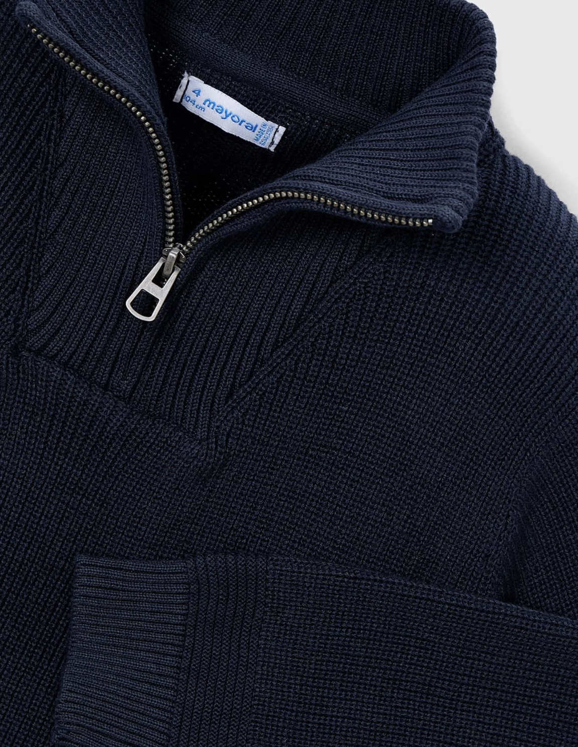 Navy 1/4 Zip Sweater