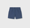 Navy Linen Blend Pull-On Shorts
