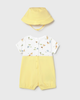 Yellow Safari Overalls Set