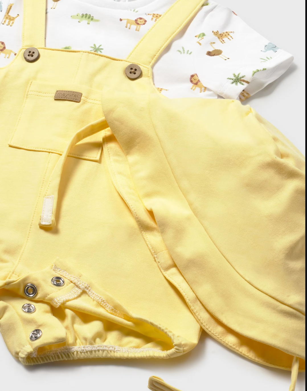 Yellow Safari Overalls Set