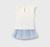 Blue Tulle Skirt Set