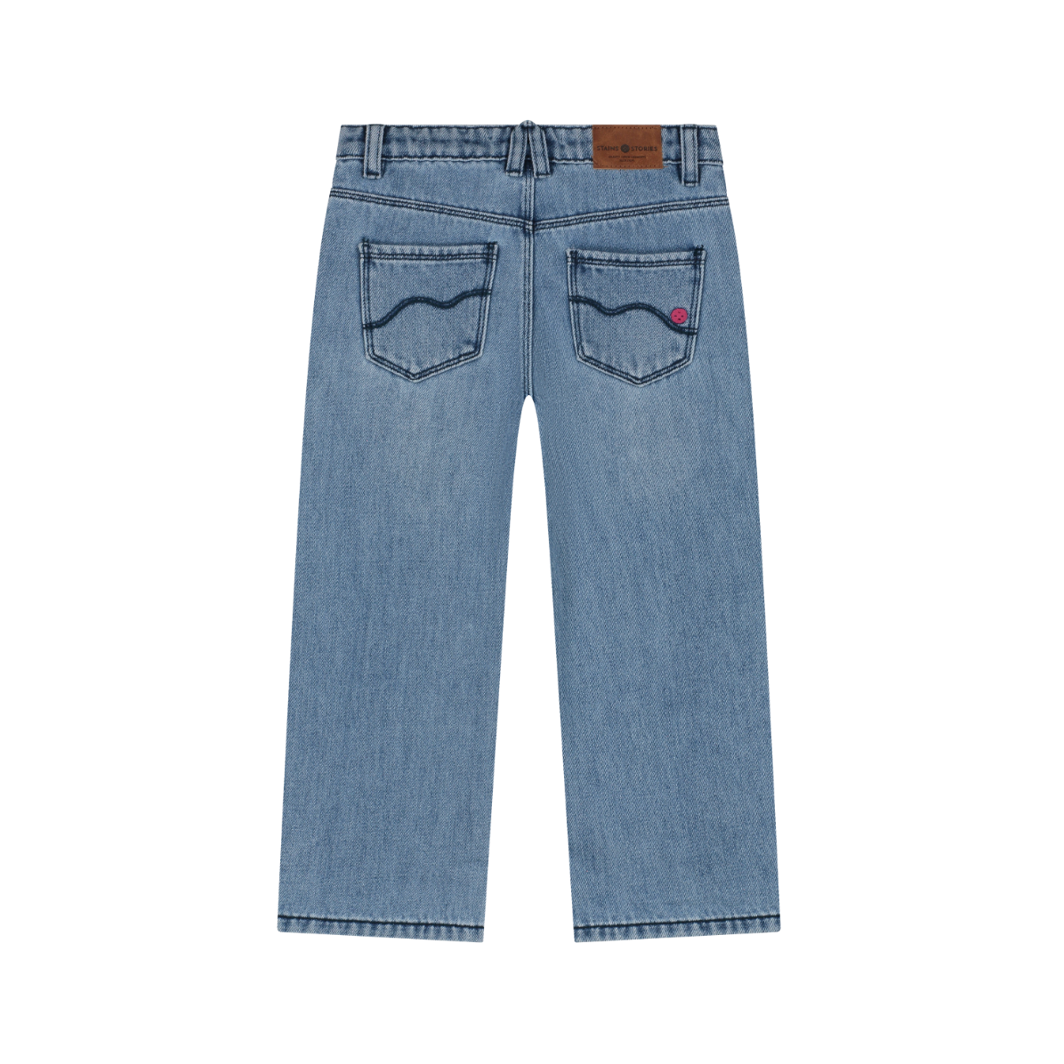 Light Blue Wide Leg Jeans