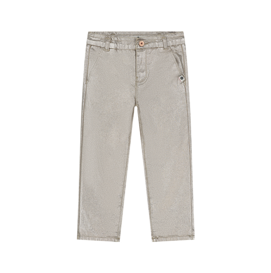Gold Paperbag Metallic Pants