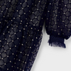 Navy Lattice Dress
