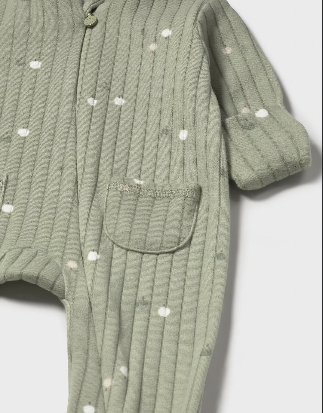 Sage Ribbed Romper