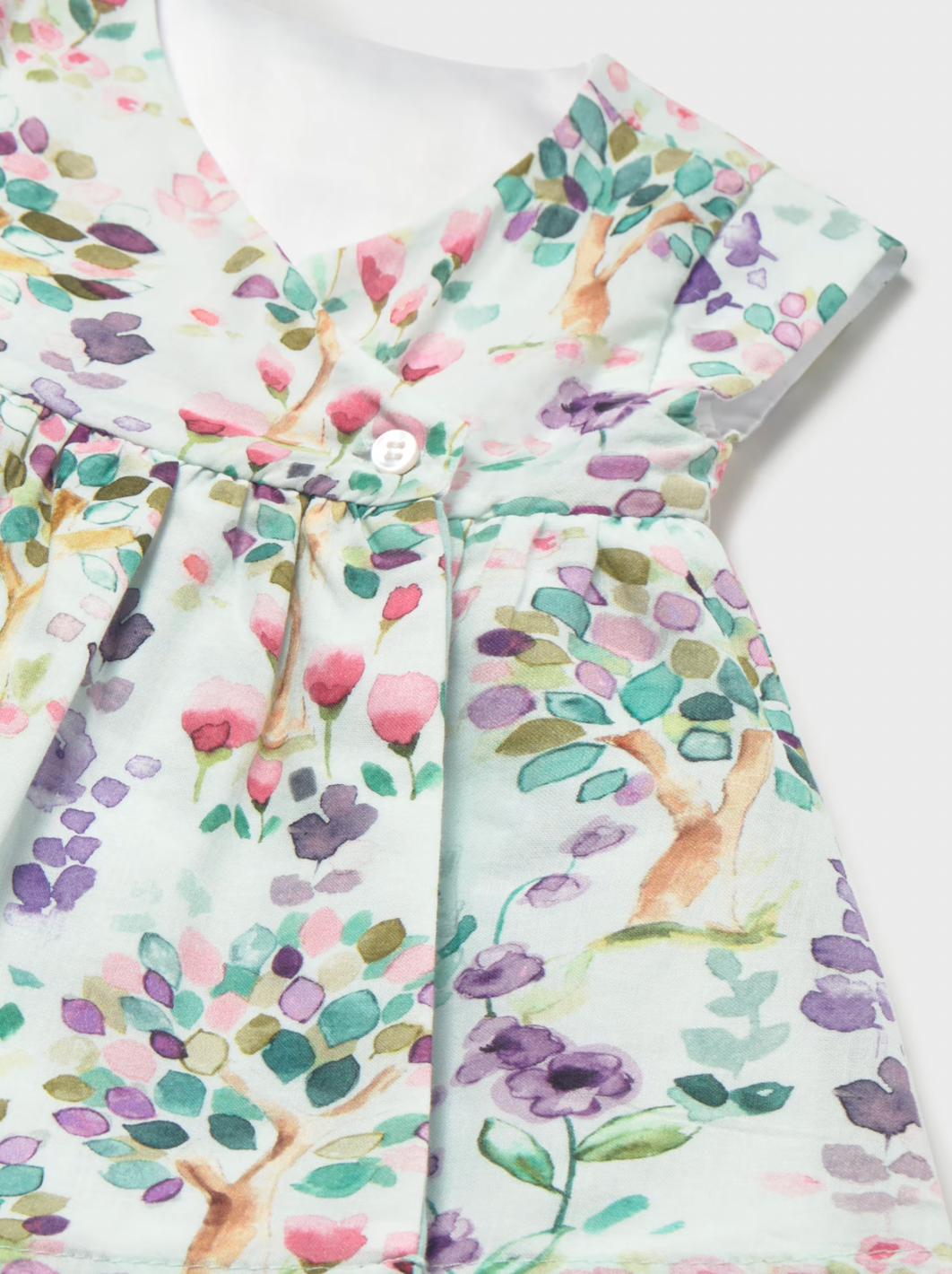 Mint Floral Reversible Dress