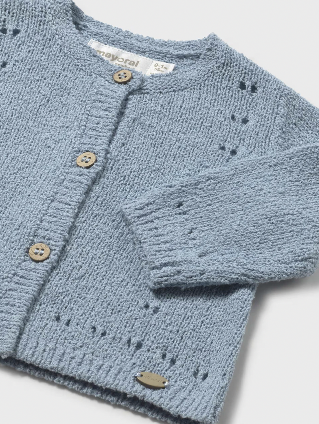 Nubby Blue Cardigan