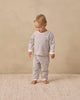 Slate Stripe Cozy Set - studio shot